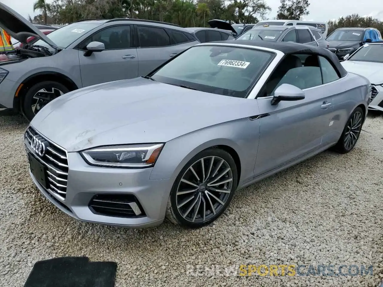 1 Photograph of a damaged car WAUYNGF50KN001622 AUDI A5 2019