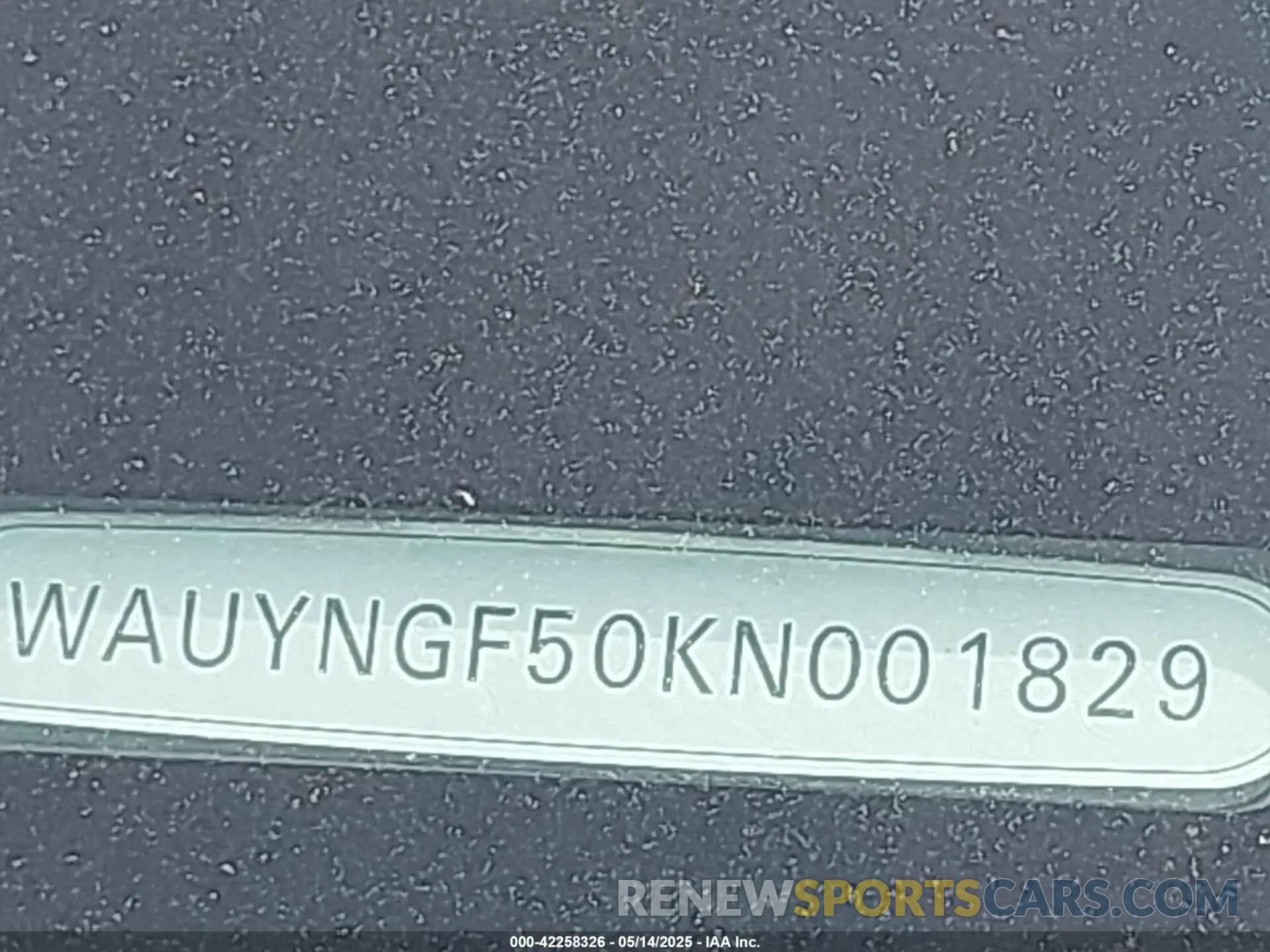 18 Photograph of a damaged car WAUYNGF50KN001829 AUDI A5 2019