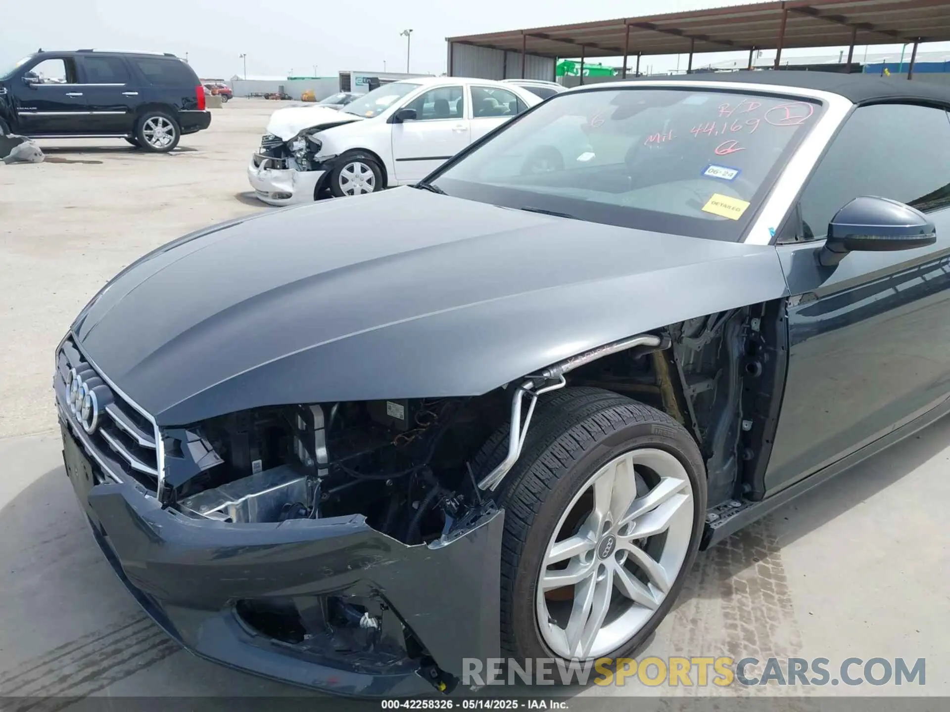 19 Photograph of a damaged car WAUYNGF50KN001829 AUDI A5 2019