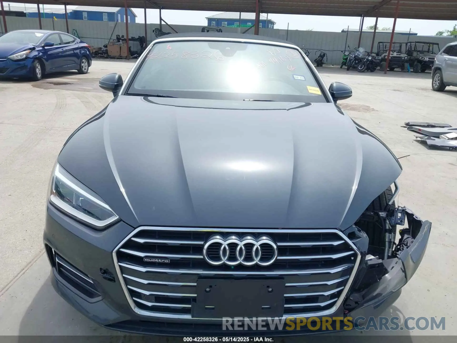 6 Photograph of a damaged car WAUYNGF50KN001829 AUDI A5 2019