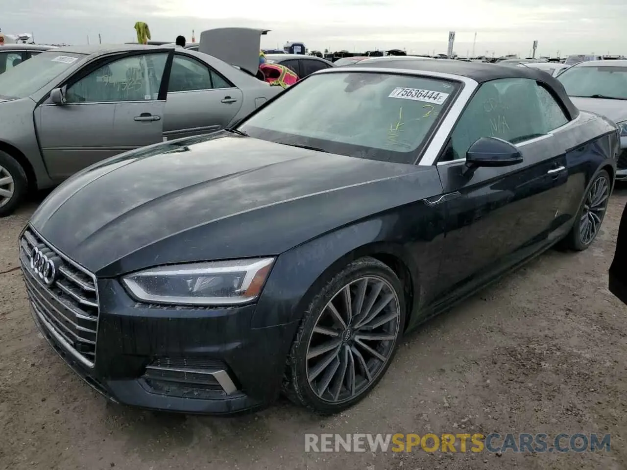 1 Photograph of a damaged car WAUYNGF55KN003155 AUDI A5 2019