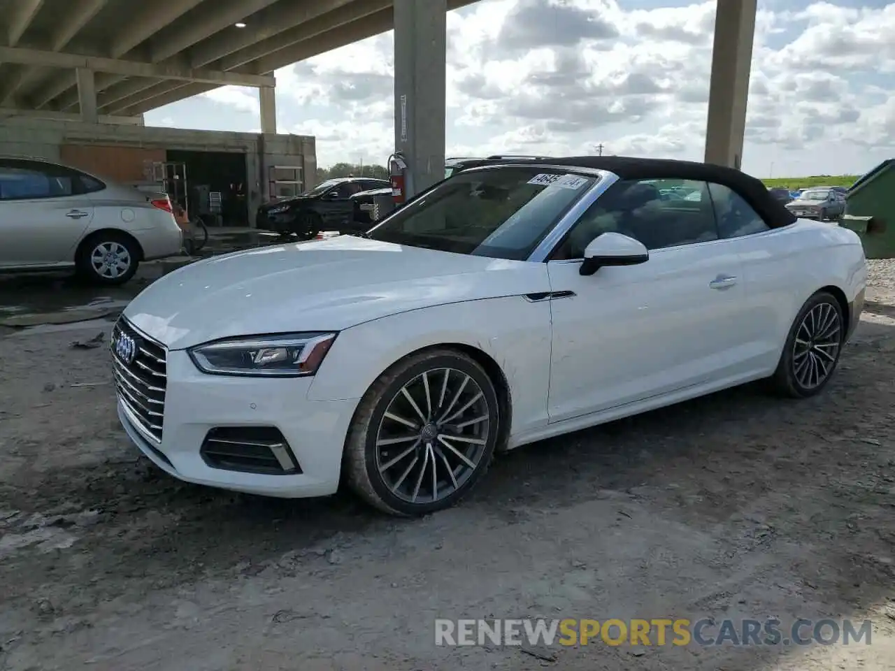 1 Photograph of a damaged car WAUYNGF55KN004371 AUDI A5 2019