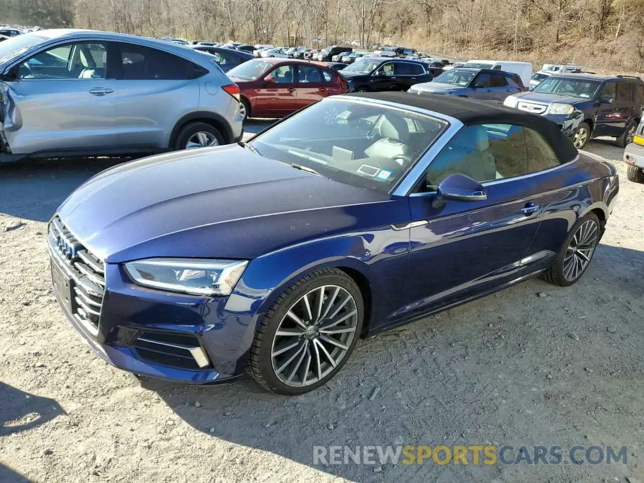 1 Photograph of a damaged car WAUYNGF56KN005142 AUDI A5 2019