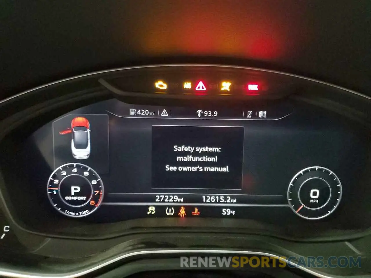 9 Photograph of a damaged car WAUYNGF56KN006985 AUDI A5 2019