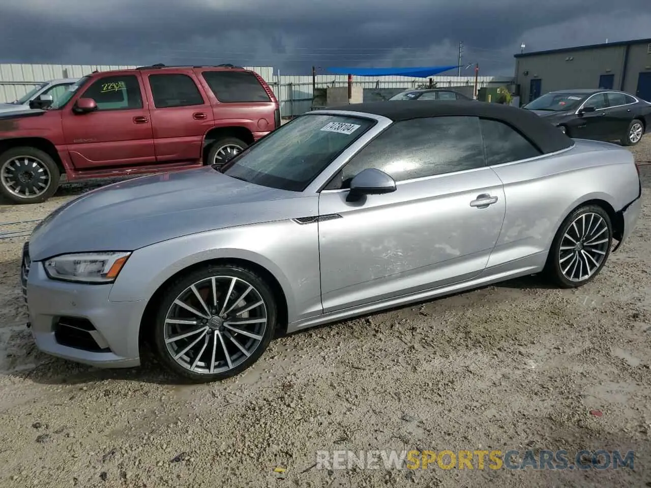 1 Photograph of a damaged car WAUYNGF57KN008969 AUDI A5 2019