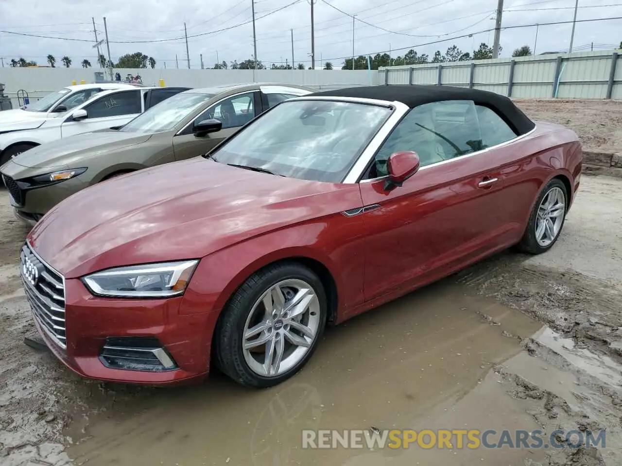 1 Photograph of a damaged car WAUYNGF57KN009085 AUDI A5 2019