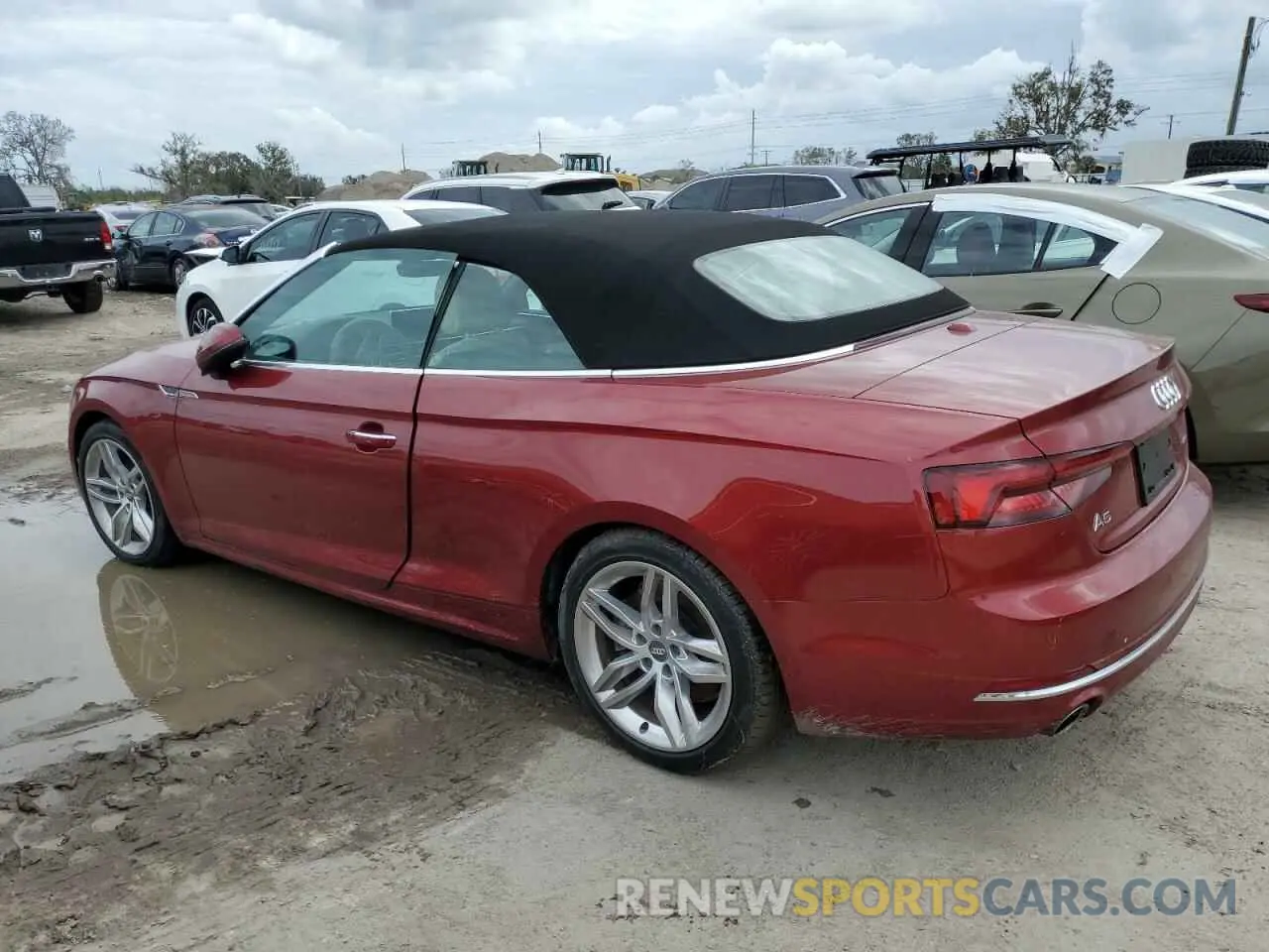2 Photograph of a damaged car WAUYNGF57KN009085 AUDI A5 2019
