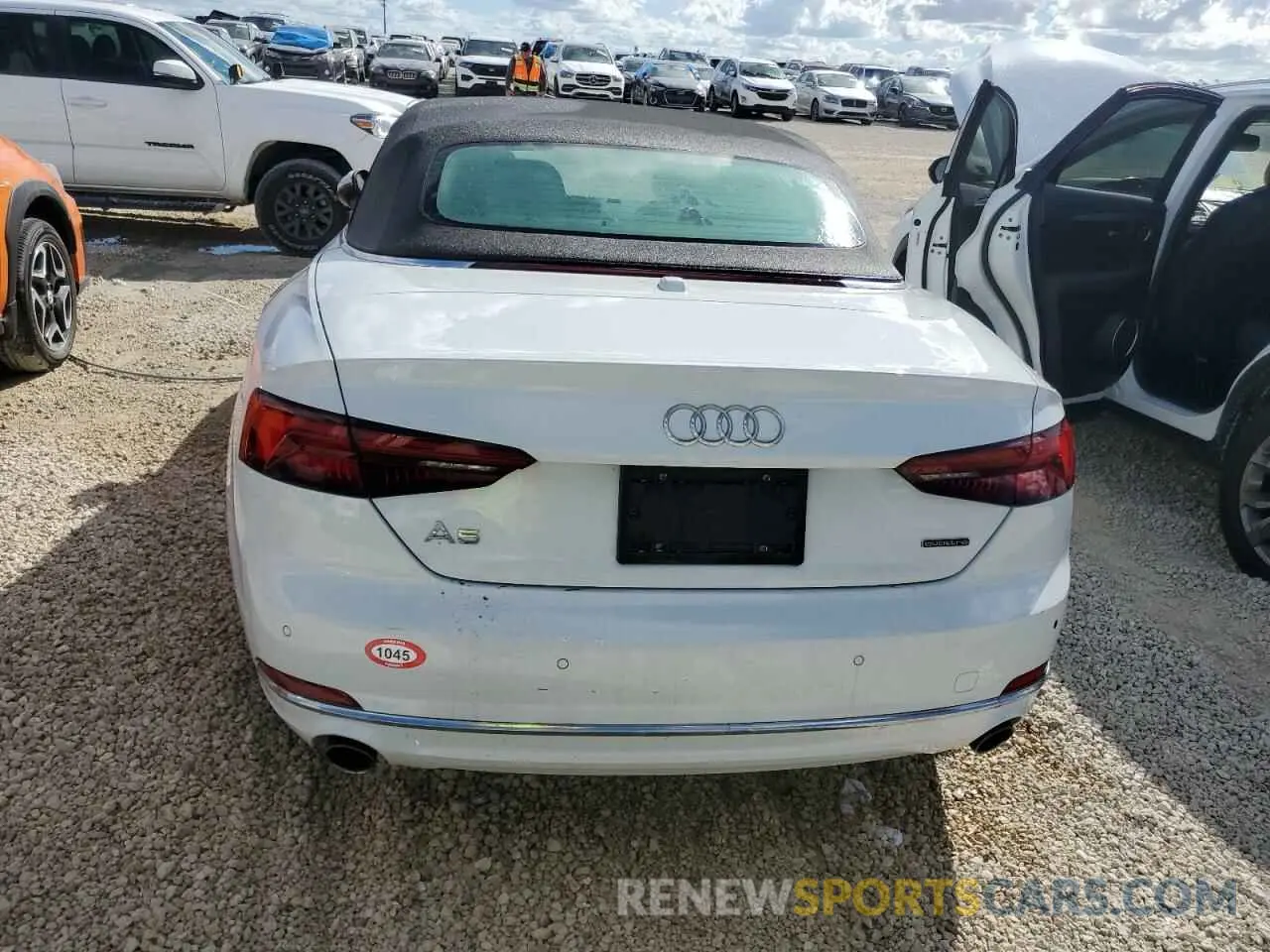 6 Photograph of a damaged car WAUYNGF59KN001568 AUDI A5 2019