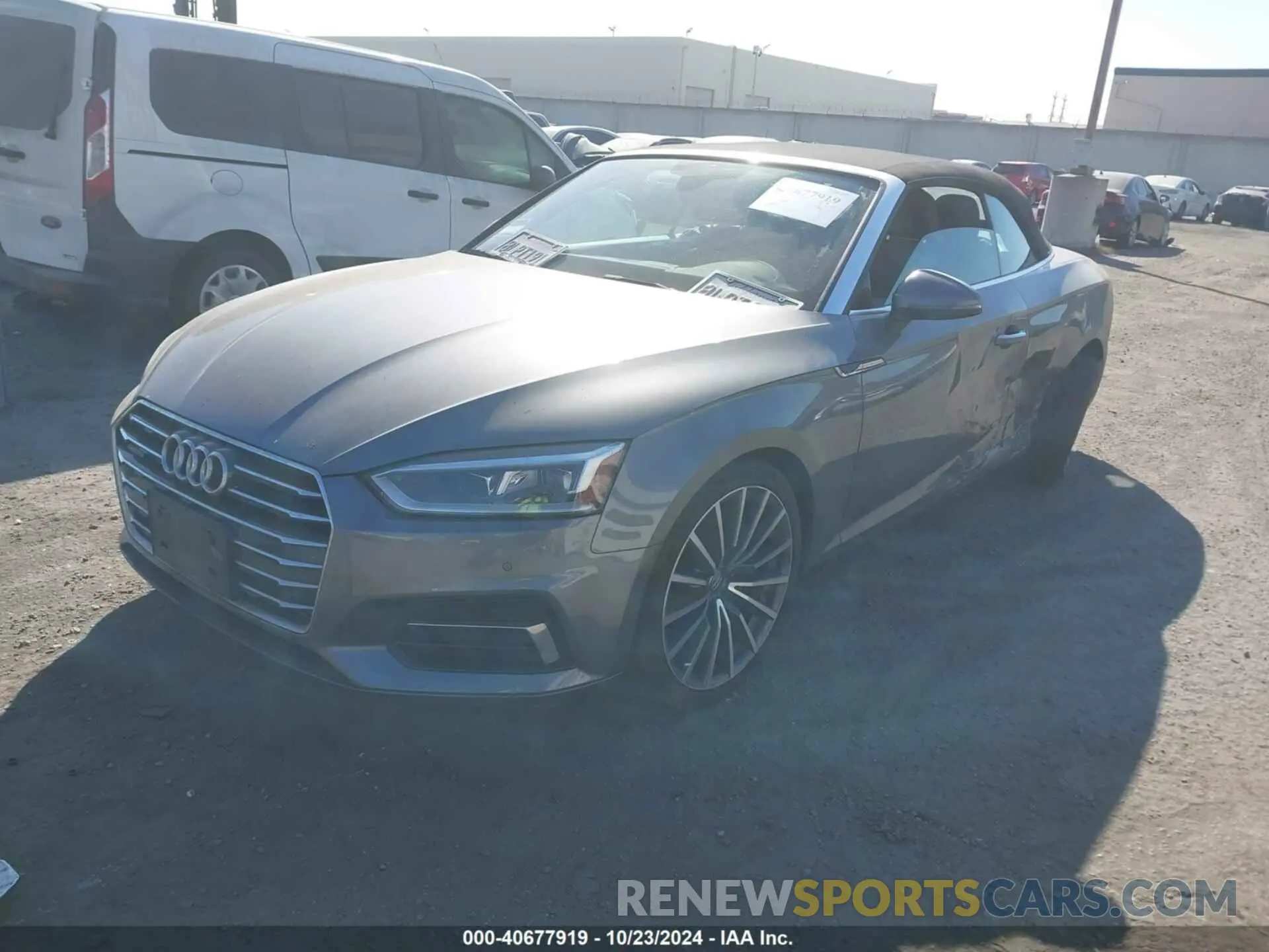 2 Photograph of a damaged car WAUYNGF59KN002817 AUDI A5 2019