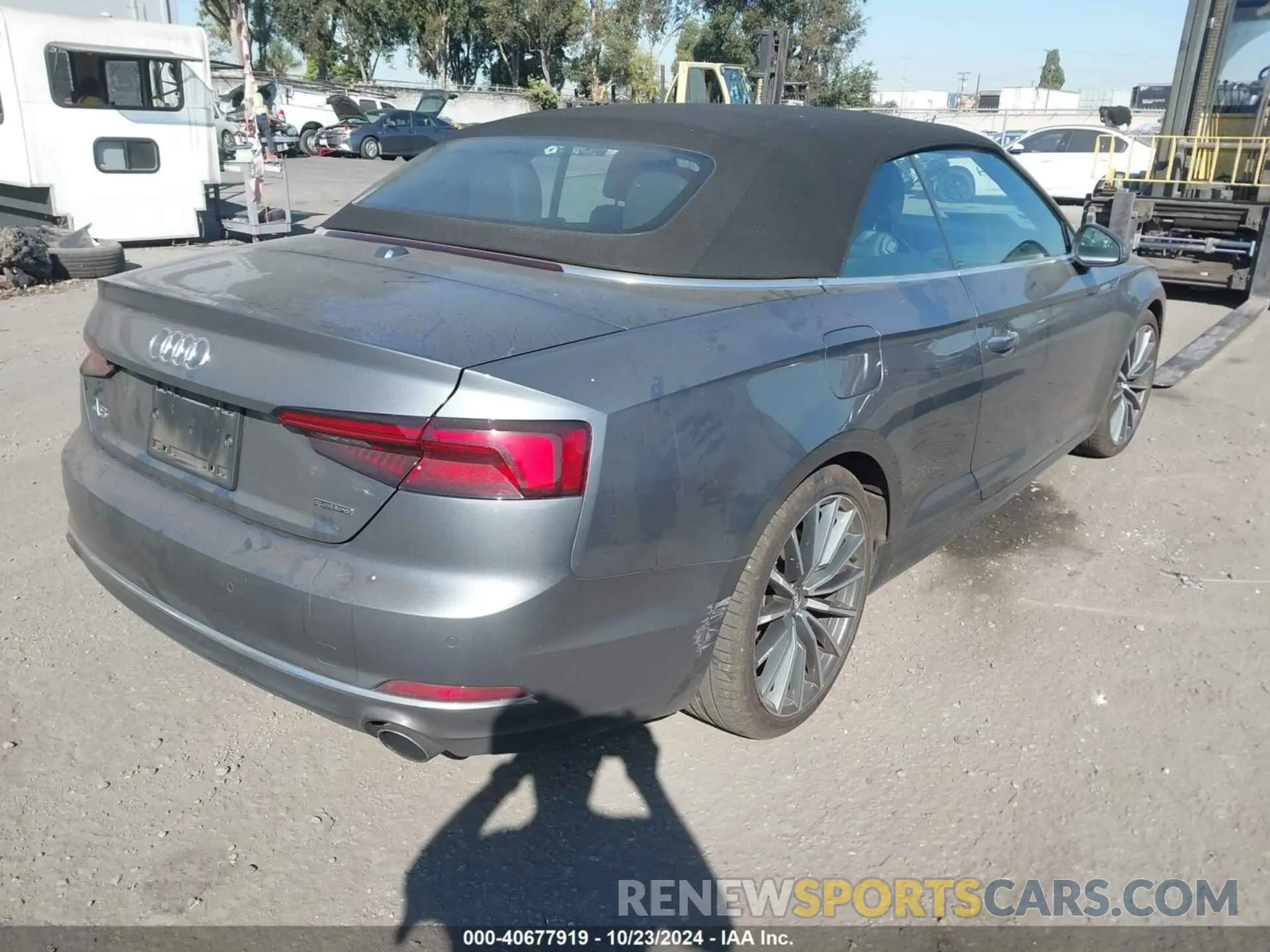 4 Photograph of a damaged car WAUYNGF59KN002817 AUDI A5 2019