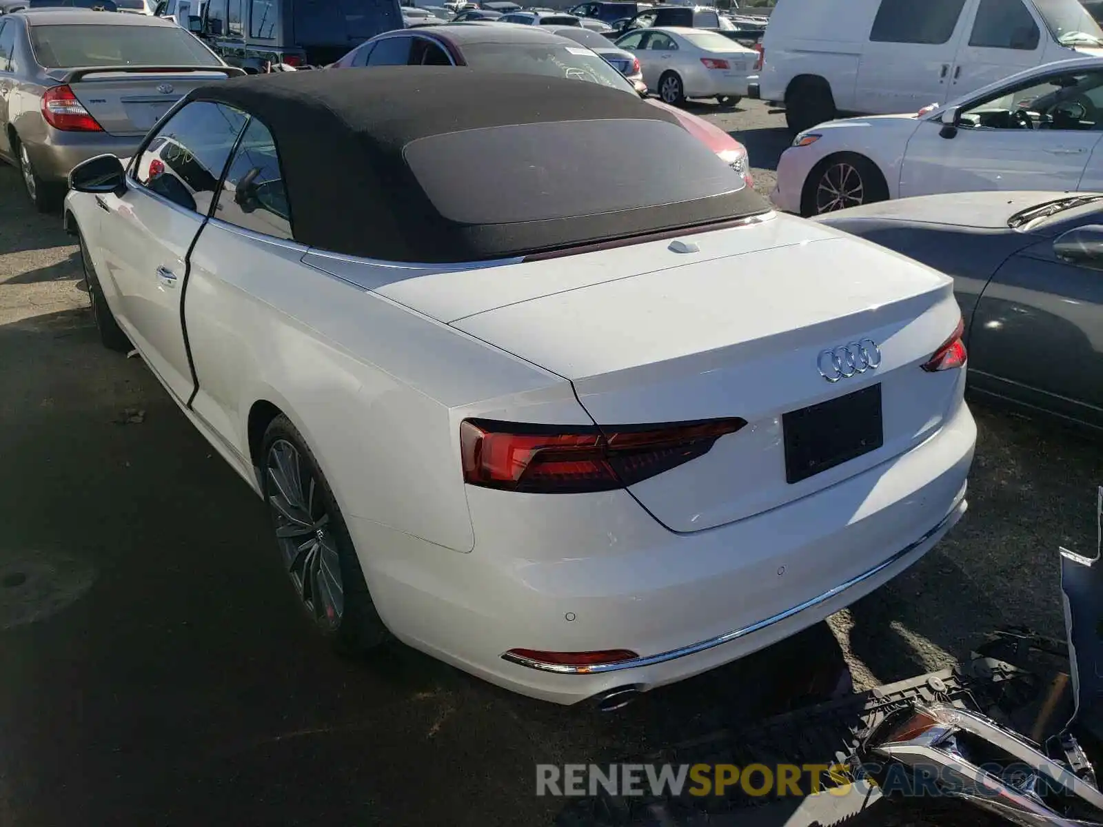 3 Photograph of a damaged car WAUYNGF59KN008763 AUDI A5 2019