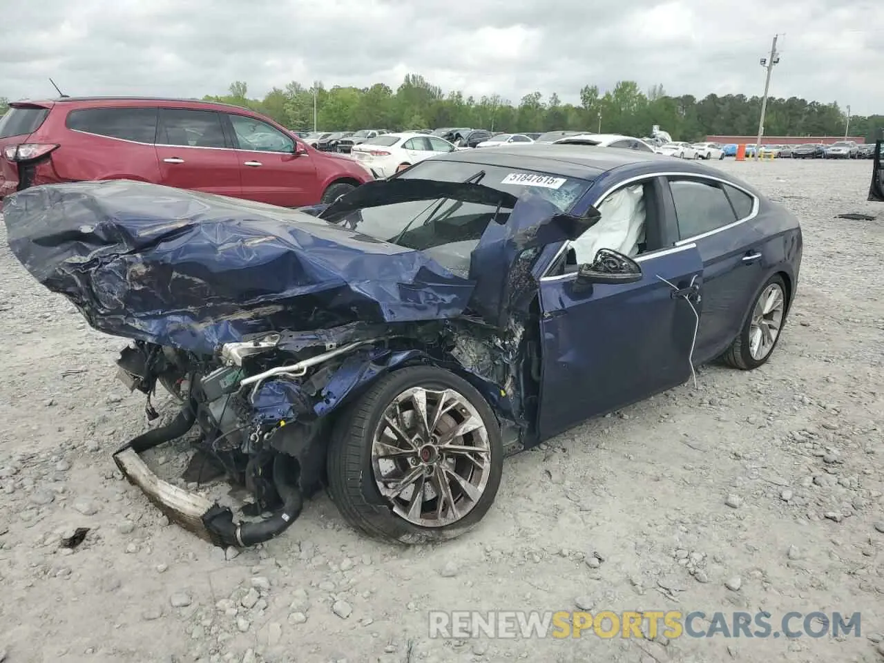 1 Photograph of a damaged car WAUANCF53LA005151 AUDI A5 2020