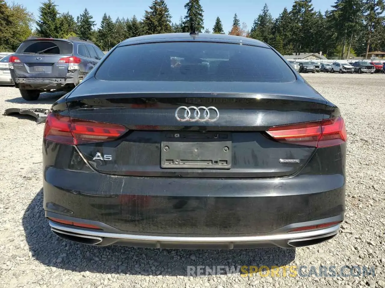 6 Photograph of a damaged car WAUANCF54LA006096 AUDI A5 2020