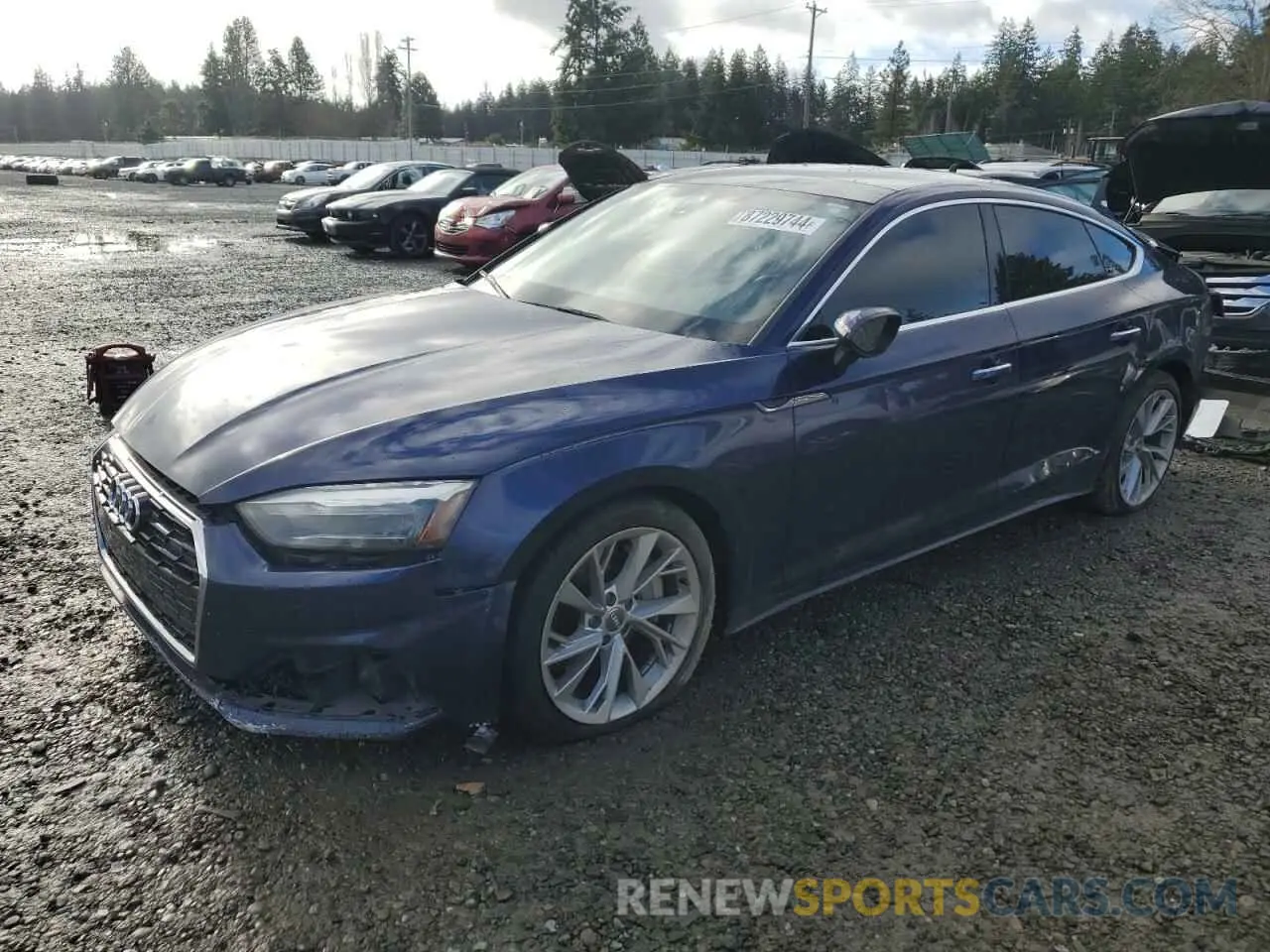 1 Photograph of a damaged car WAUANCF56LA007430 AUDI A5 2020