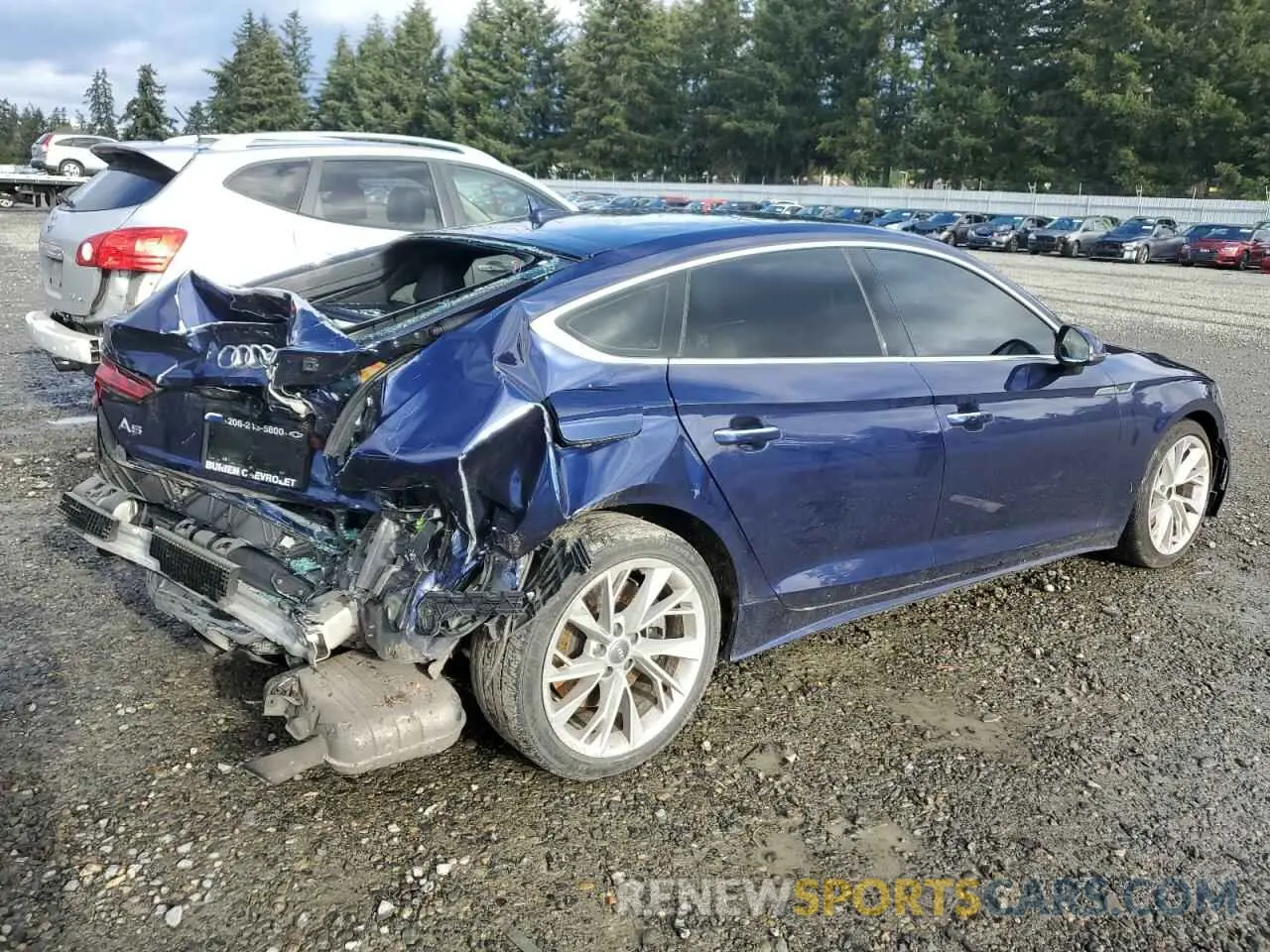 3 Photograph of a damaged car WAUANCF56LA007430 AUDI A5 2020