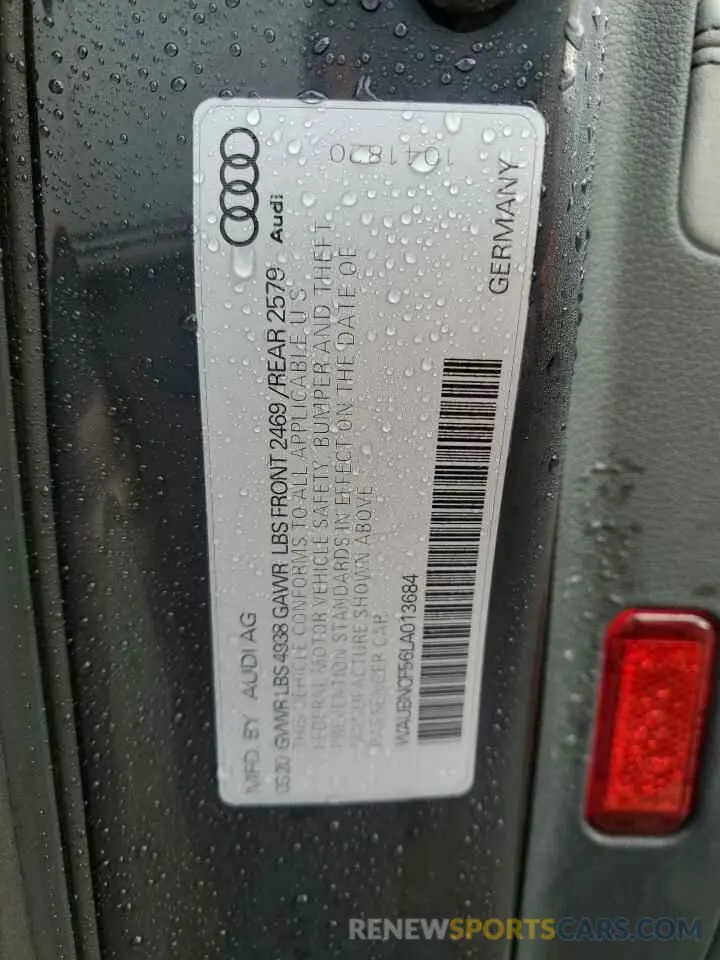14 Photograph of a damaged car WAUBNCF56LA013684 AUDI A5 2020