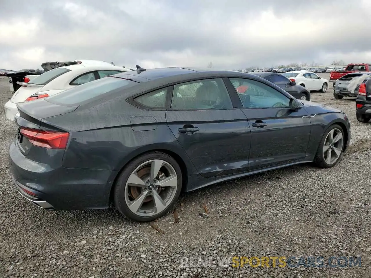 3 Photograph of a damaged car WAUBNCF56LA013684 AUDI A5 2020