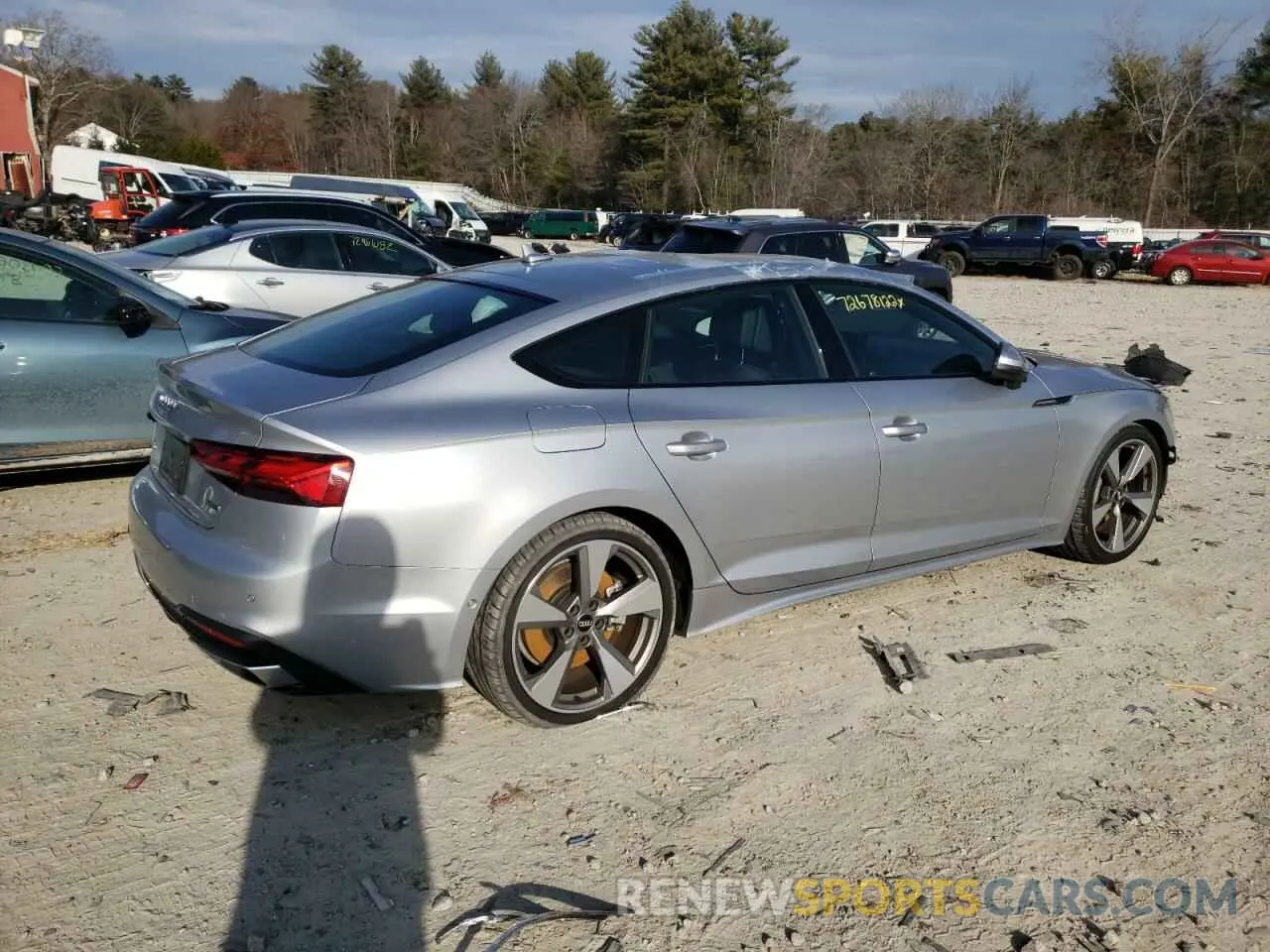 3 Photograph of a damaged car WAUBNCF57LA017114 AUDI A5 2020