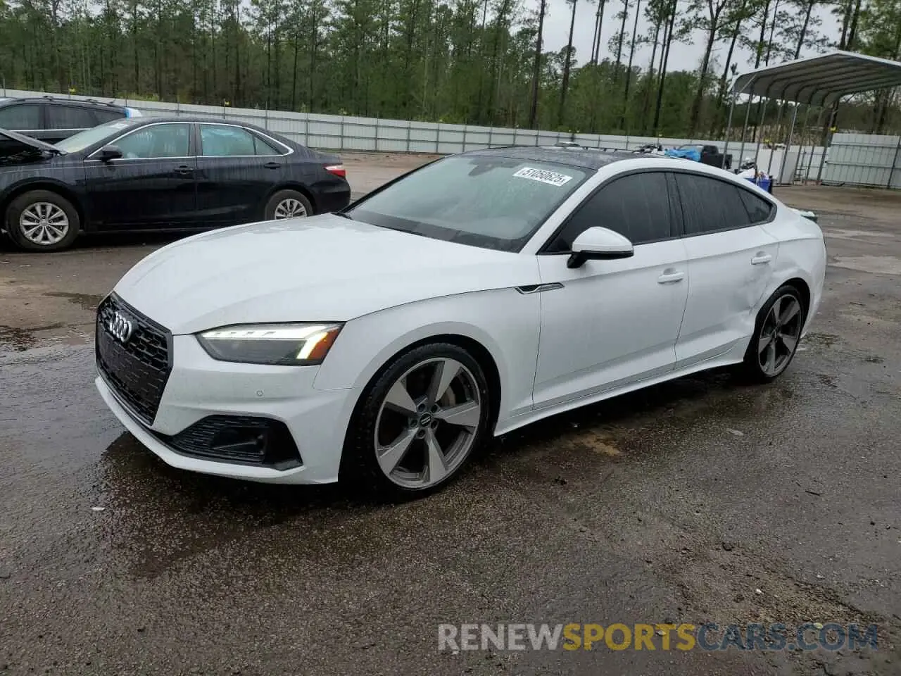 1 Photograph of a damaged car WAUCNCF50LA002555 AUDI A5 2020