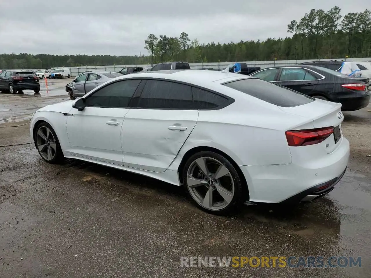 2 Photograph of a damaged car WAUCNCF50LA002555 AUDI A5 2020