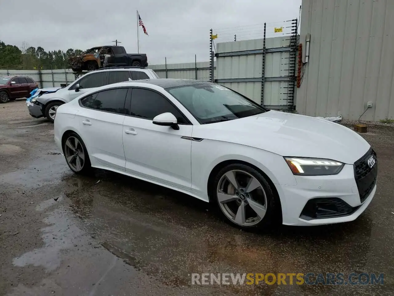 4 Photograph of a damaged car WAUCNCF50LA002555 AUDI A5 2020