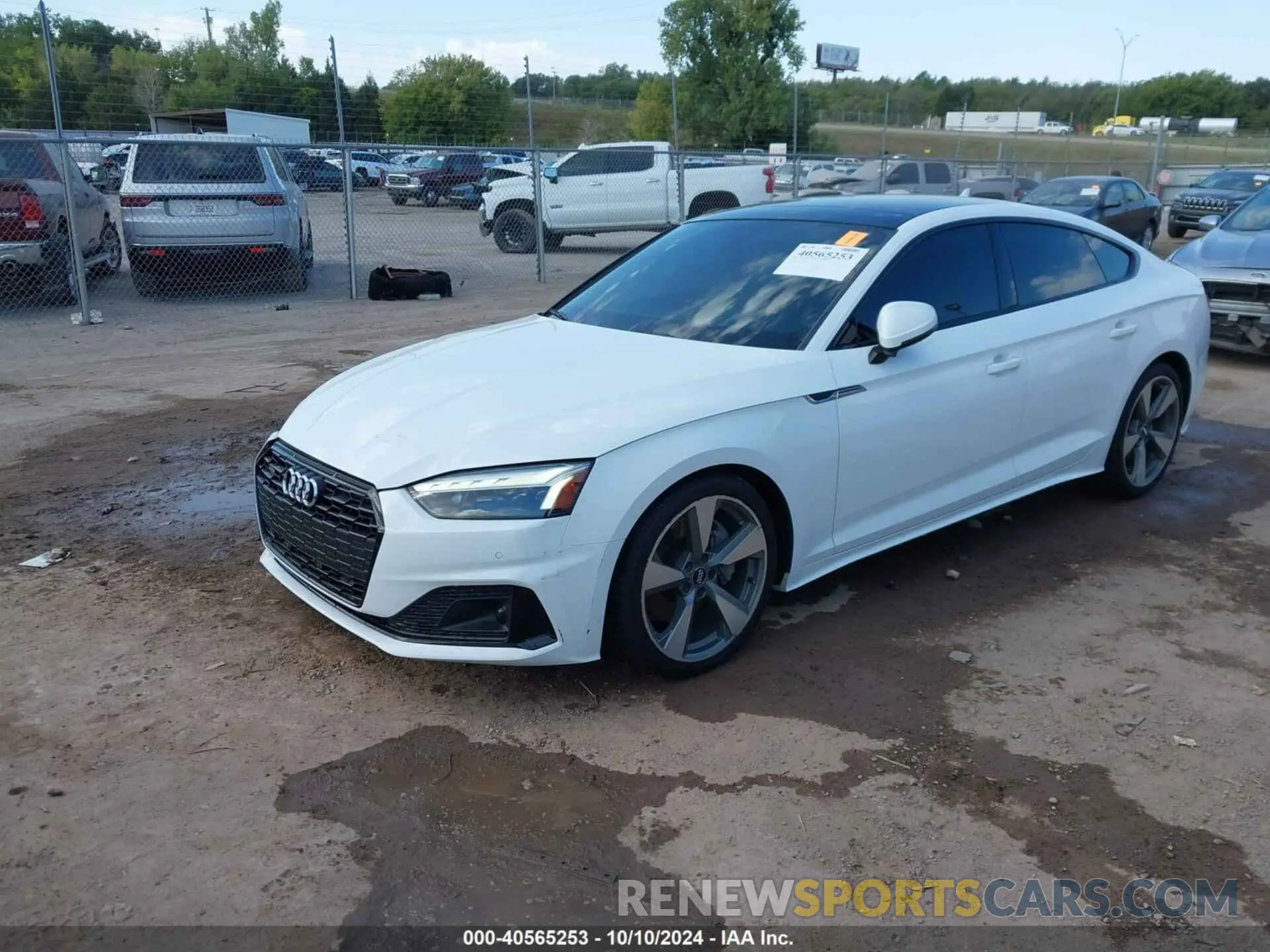 2 Photograph of a damaged car WAUCNCF50LA017671 AUDI A5 2020