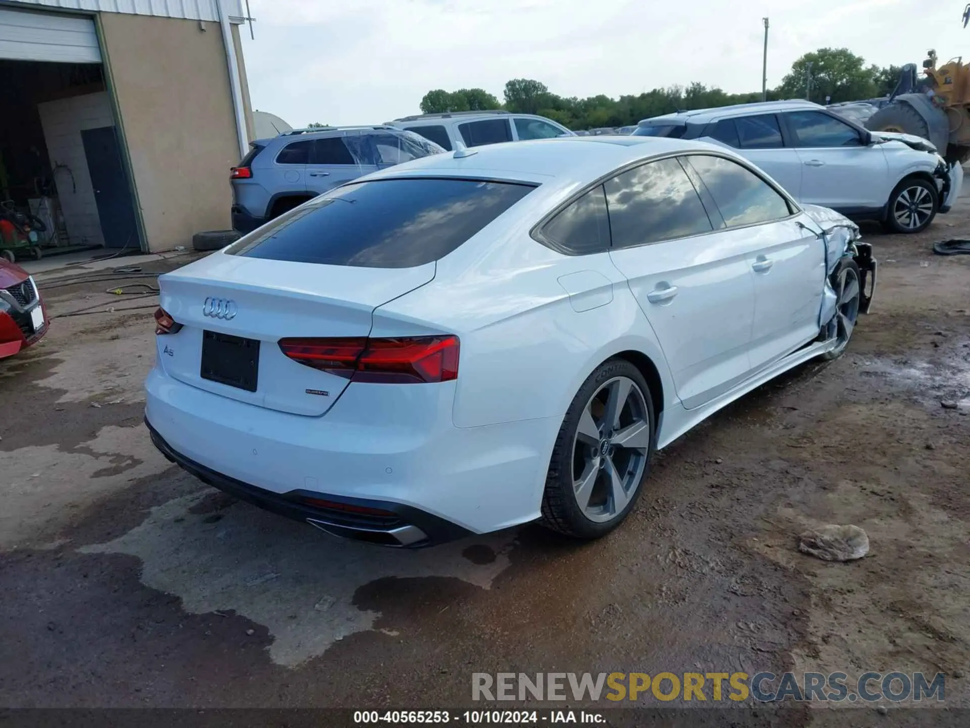 4 Photograph of a damaged car WAUCNCF50LA017671 AUDI A5 2020