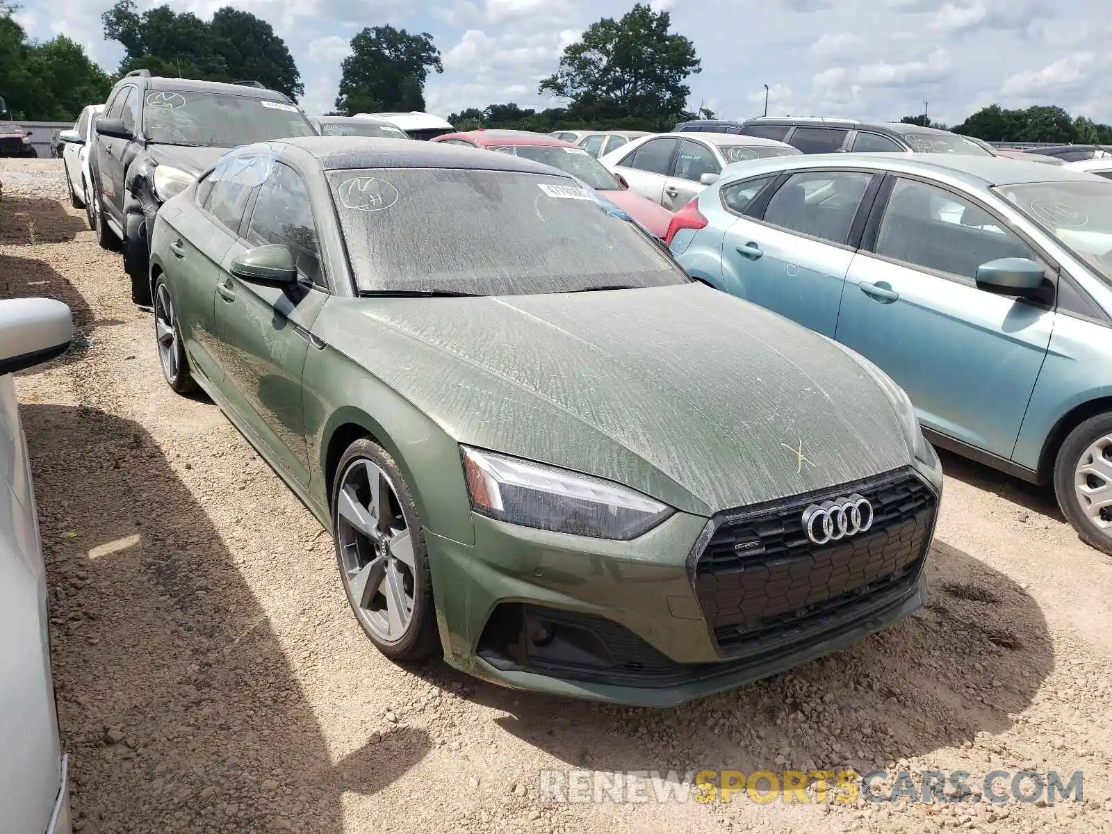 1 Photograph of a damaged car WAUCNCF51LA016903 AUDI A5 2020