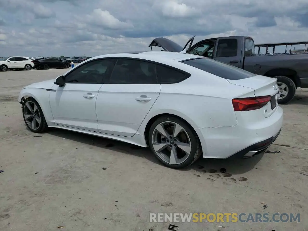 2 Photograph of a damaged car WAUCNCF53LA001464 AUDI A5 2020