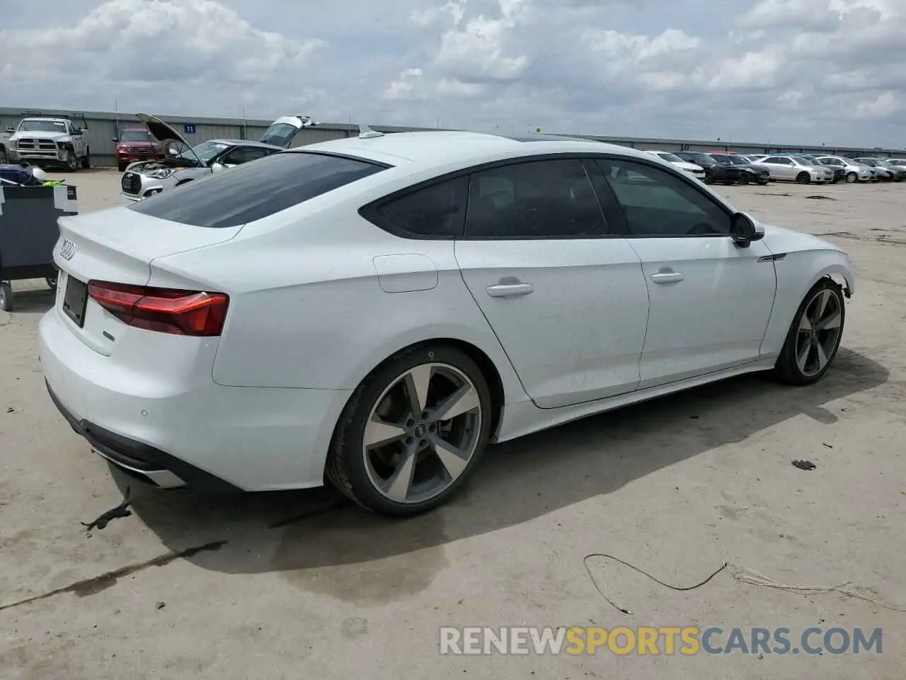3 Photograph of a damaged car WAUCNCF53LA001464 AUDI A5 2020