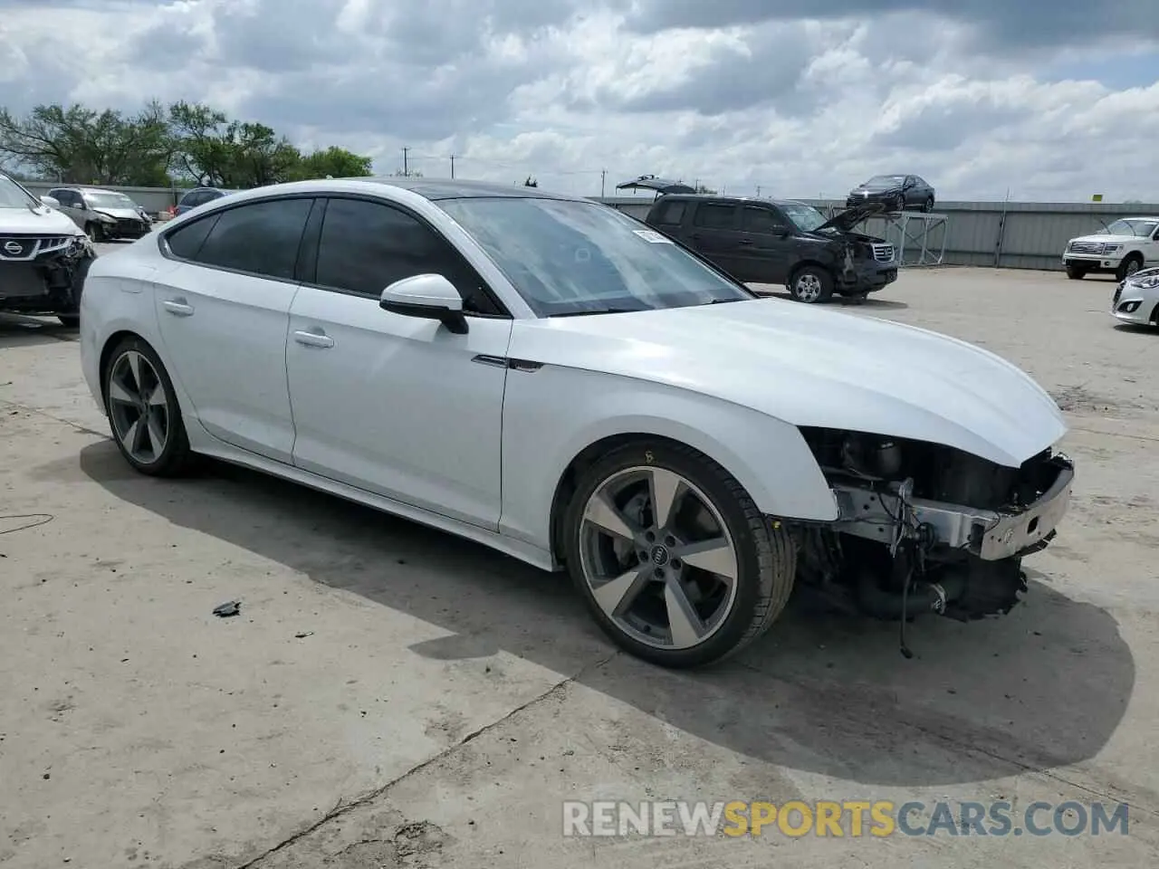 4 Photograph of a damaged car WAUCNCF53LA001464 AUDI A5 2020