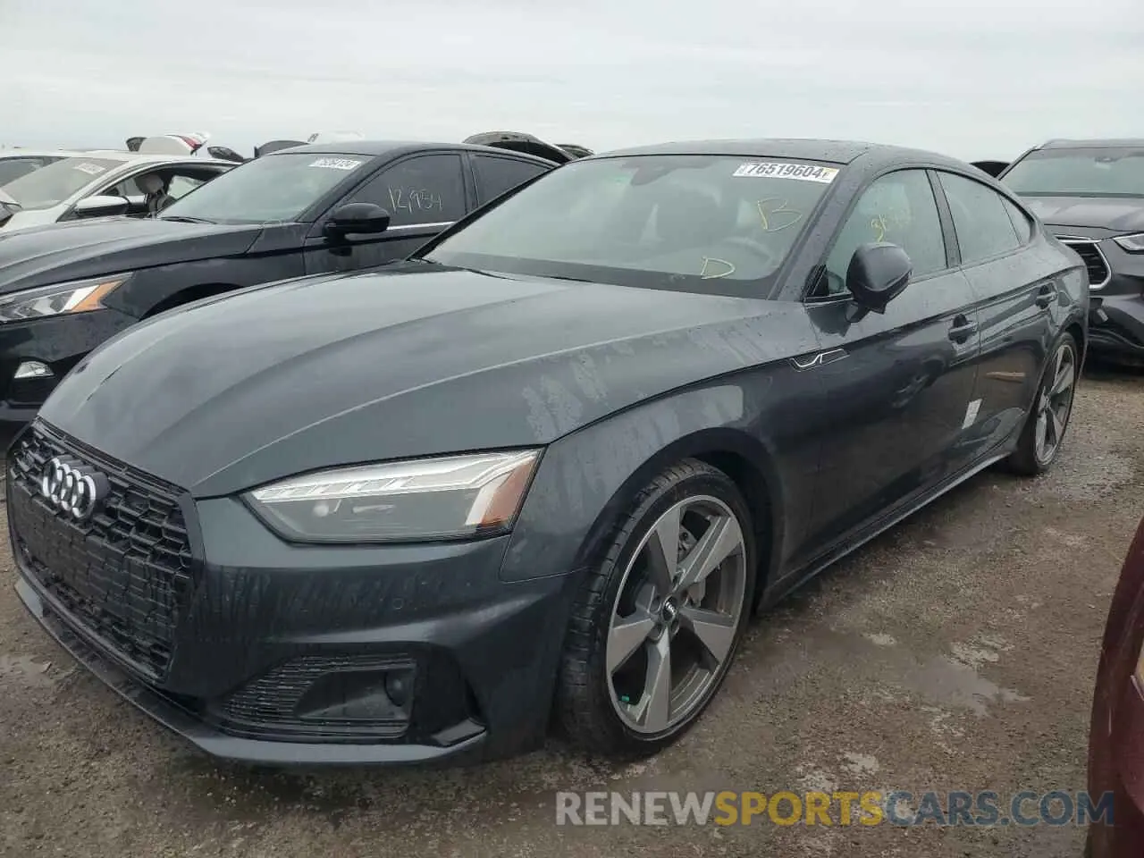 1 Photograph of a damaged car WAUCNCF56LA001331 AUDI A5 2020