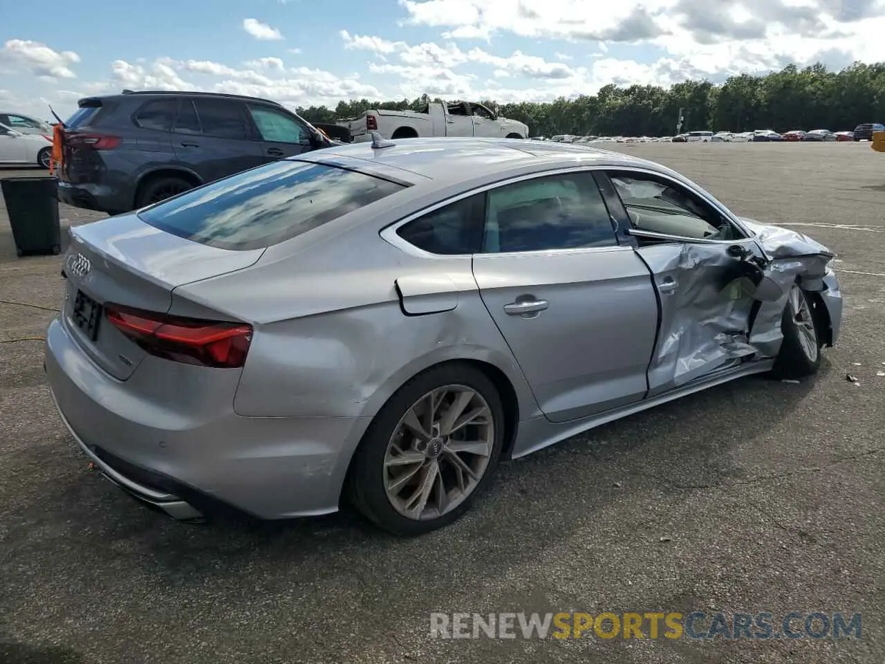 3 Photograph of a damaged car WAUCNCF57LA013083 AUDI A5 2020
