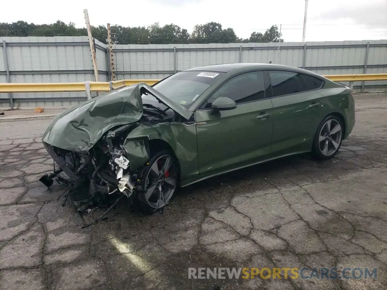 1 Photograph of a damaged car WAUCNCF58LA005414 AUDI A5 2020
