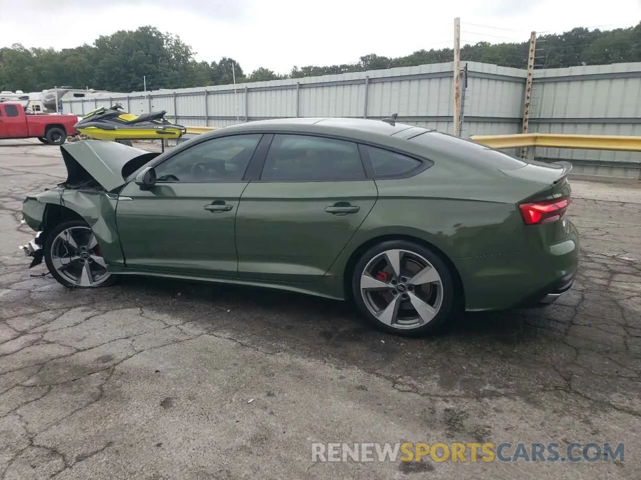 2 Photograph of a damaged car WAUCNCF58LA005414 AUDI A5 2020