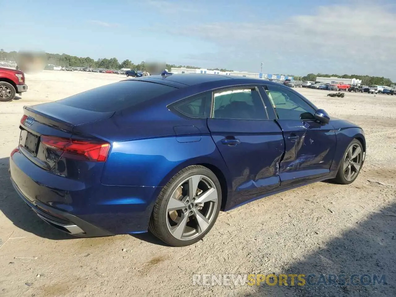 3 Photograph of a damaged car WAUCNCF5XLA014857 AUDI A5 2020