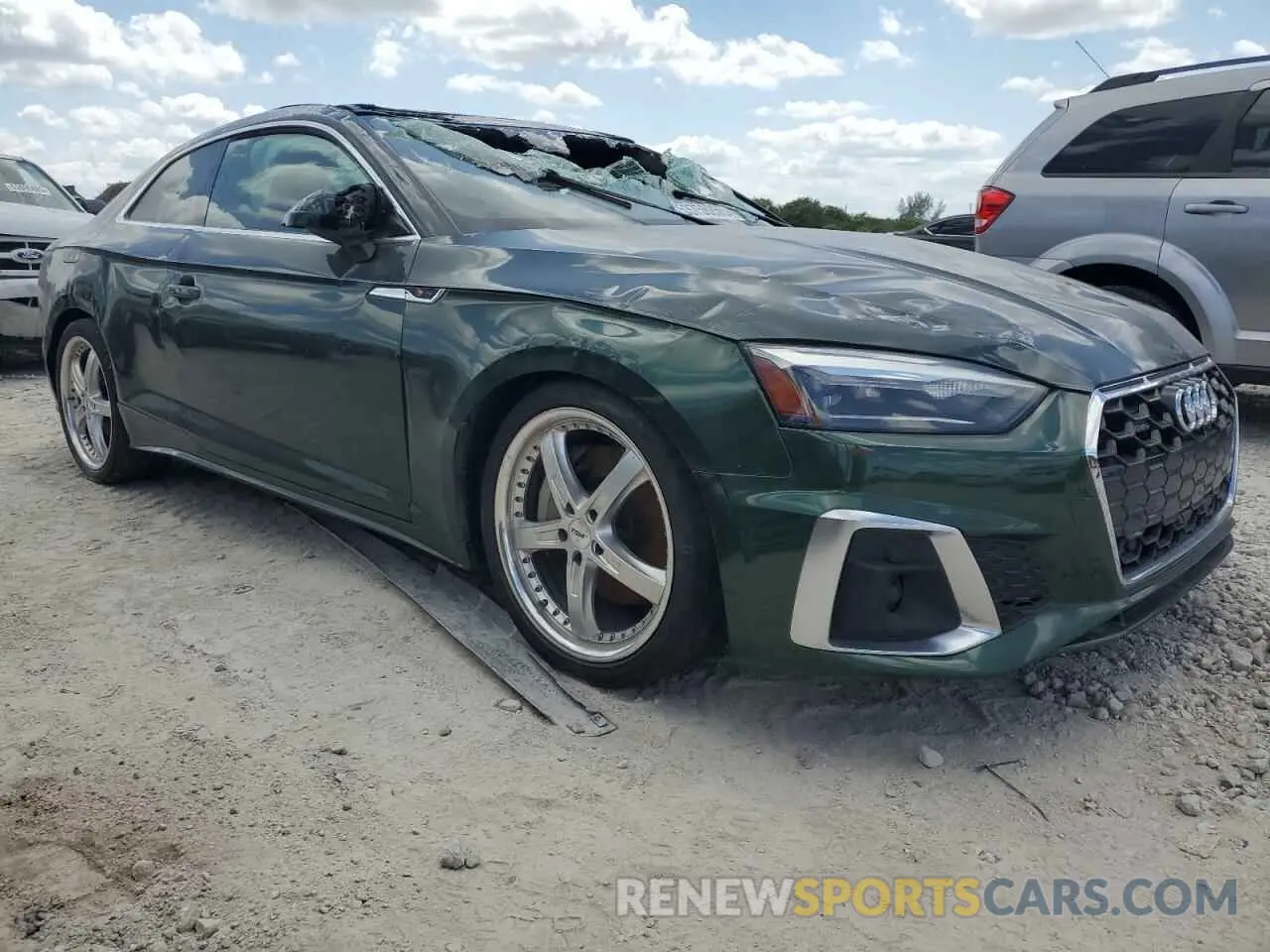 4 Photograph of a damaged car WAUSNAF52LA003433 AUDI A5 2020