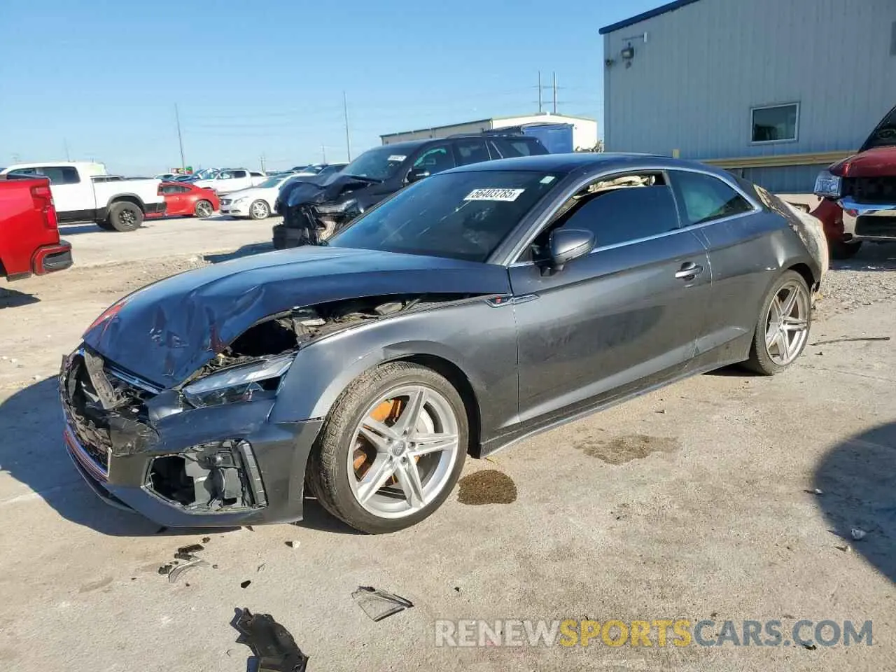 1 Photograph of a damaged car WAUTNAF54LA001560 AUDI A5 2020