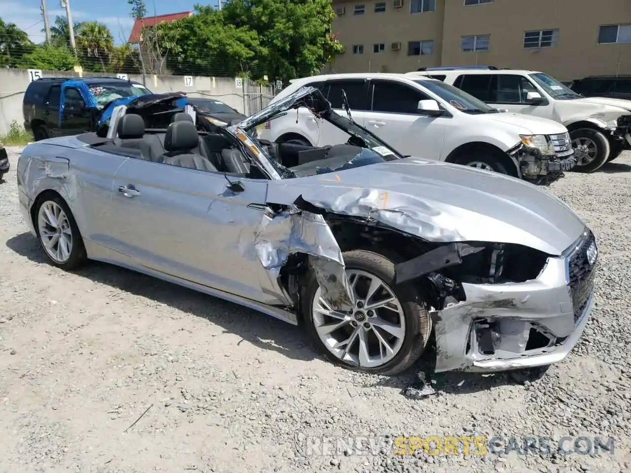 1 Photograph of a damaged car WAU2AGF52MN002520 AUDI A5 2021