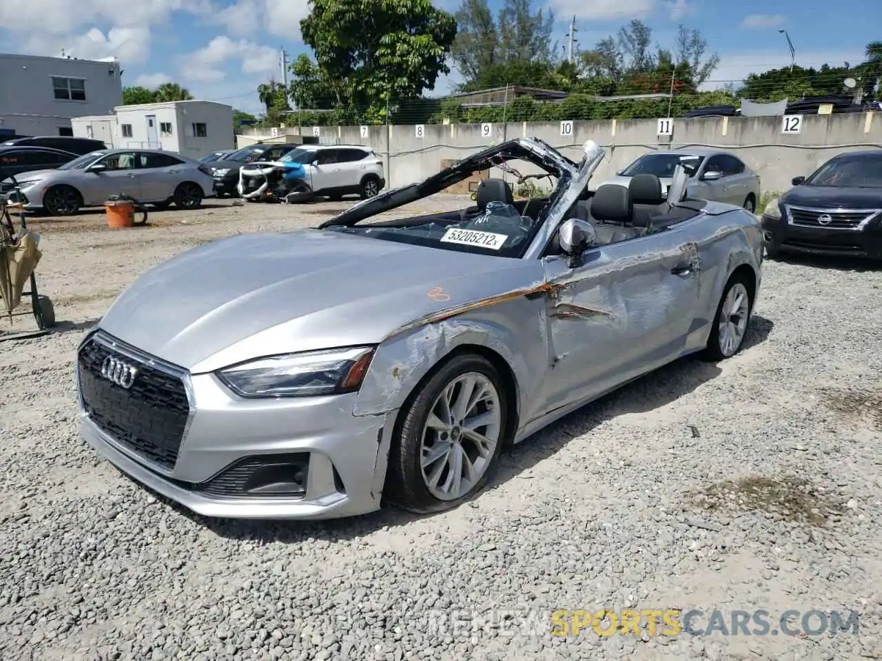 2 Photograph of a damaged car WAU2AGF52MN002520 AUDI A5 2021