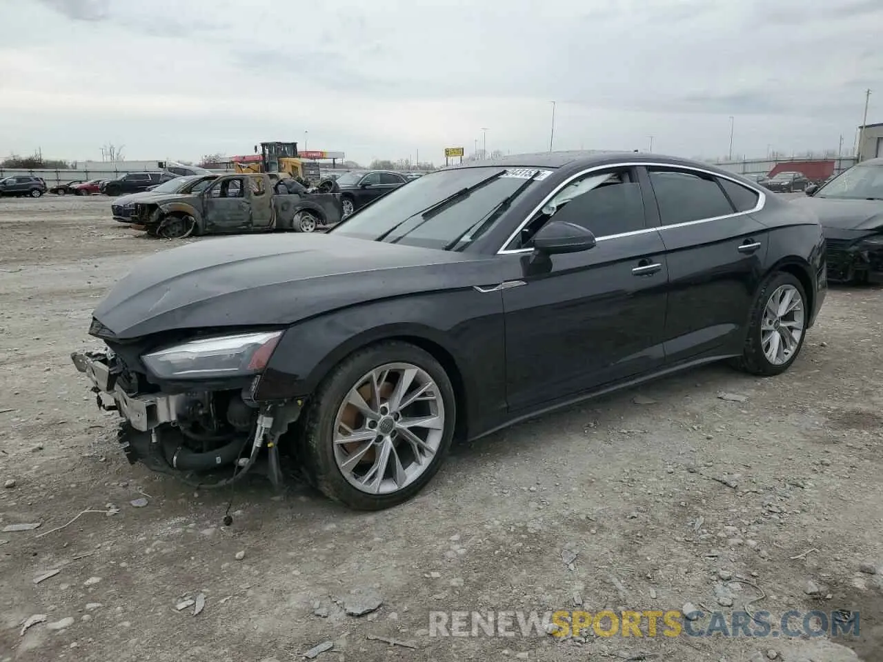 1 Photograph of a damaged car WAUABCF50MA017574 AUDI A5 2021