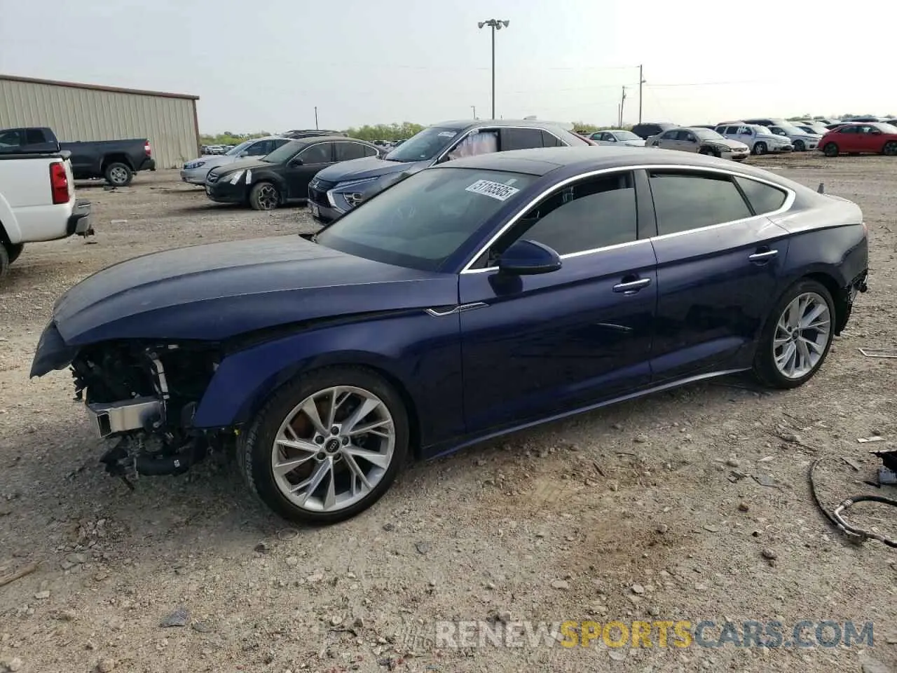 1 Photograph of a damaged car WAUABCF5XMA063056 AUDI A5 2021