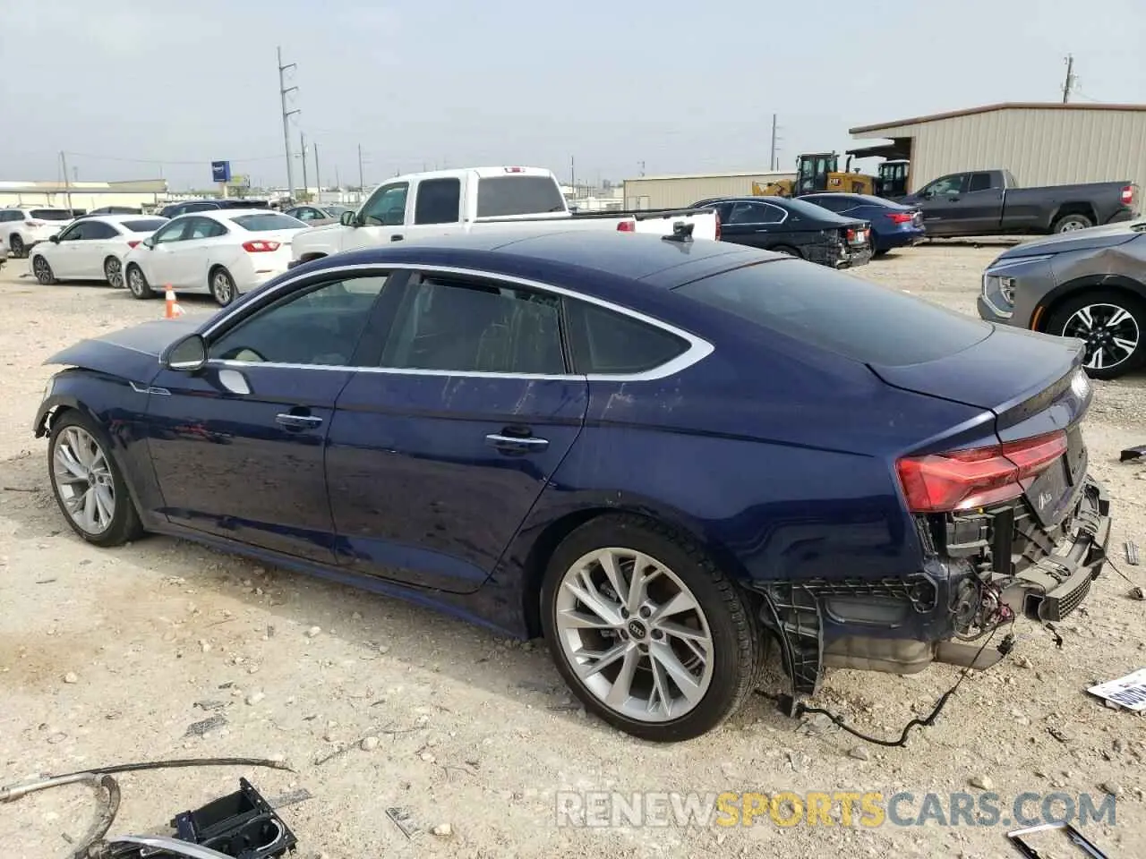 2 Photograph of a damaged car WAUABCF5XMA063056 AUDI A5 2021