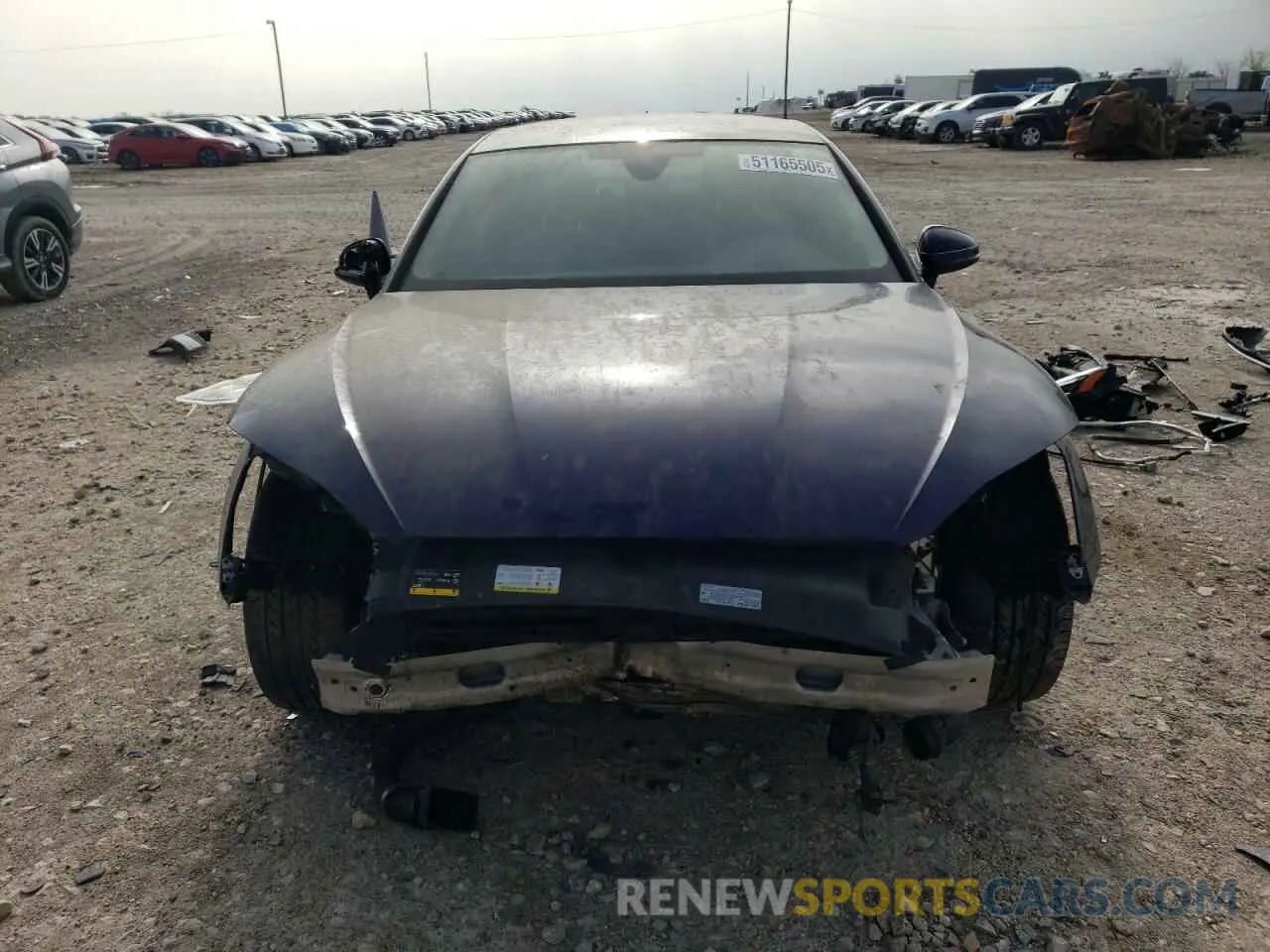 5 Photograph of a damaged car WAUABCF5XMA063056 AUDI A5 2021