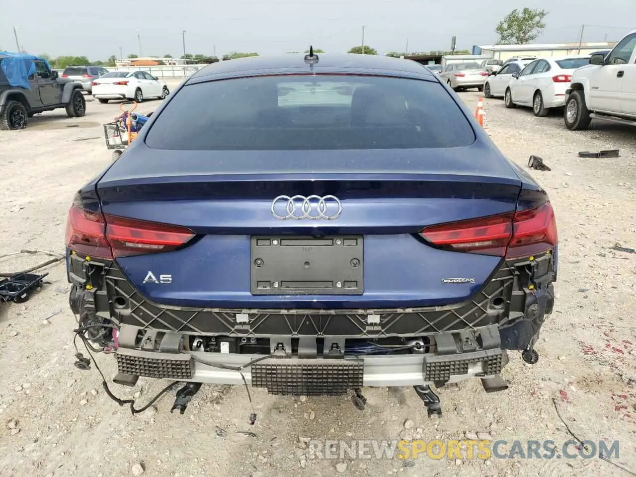 6 Photograph of a damaged car WAUABCF5XMA063056 AUDI A5 2021