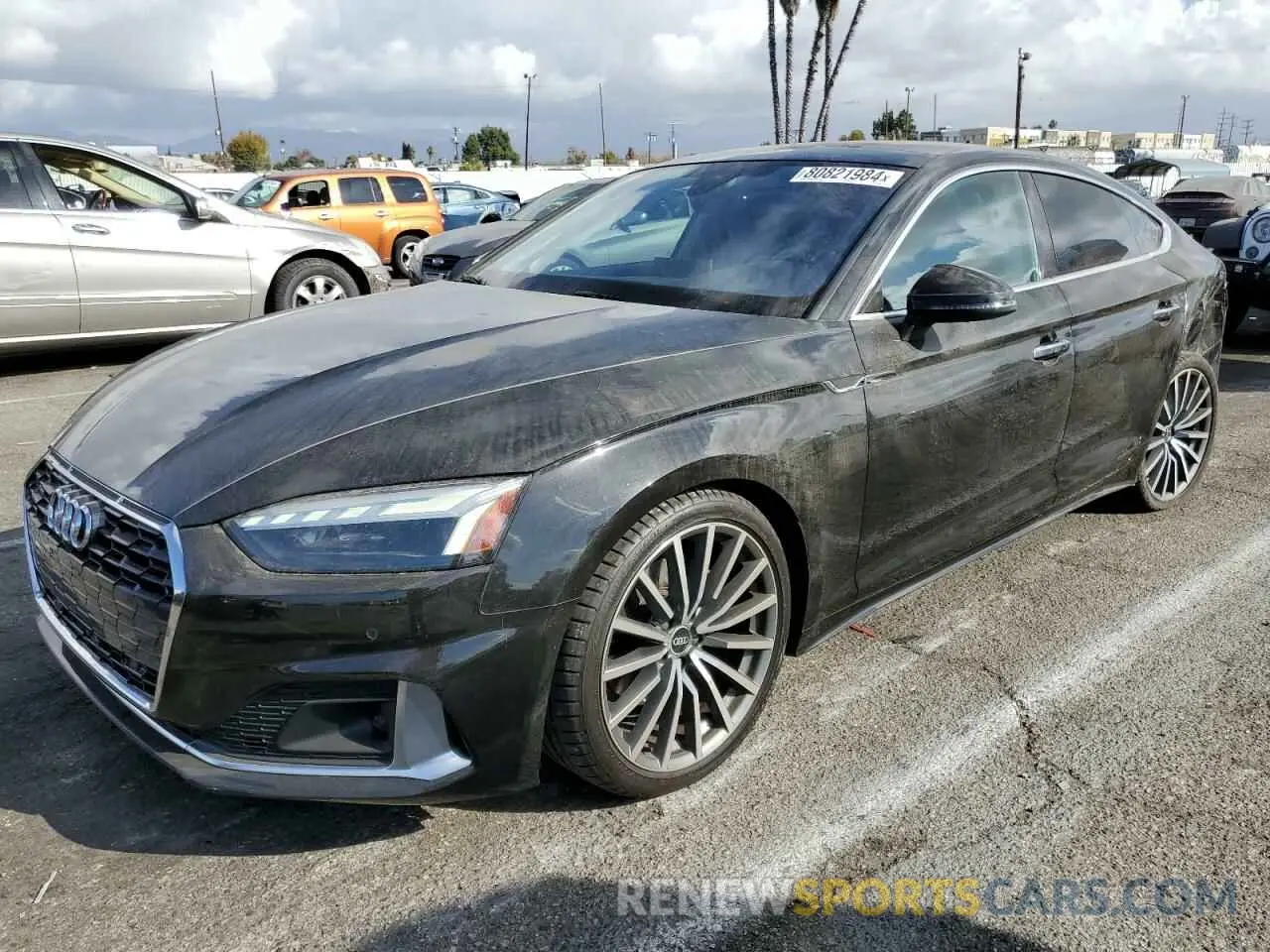 1 Photograph of a damaged car WAUCBCF51MA040399 AUDI A5 2021