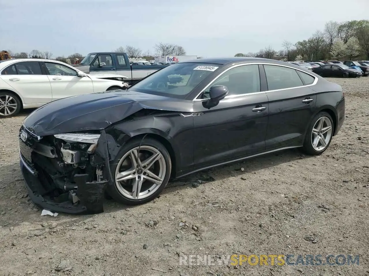 1 Photograph of a damaged car WAUCBCF57MA055196 AUDI A5 2021