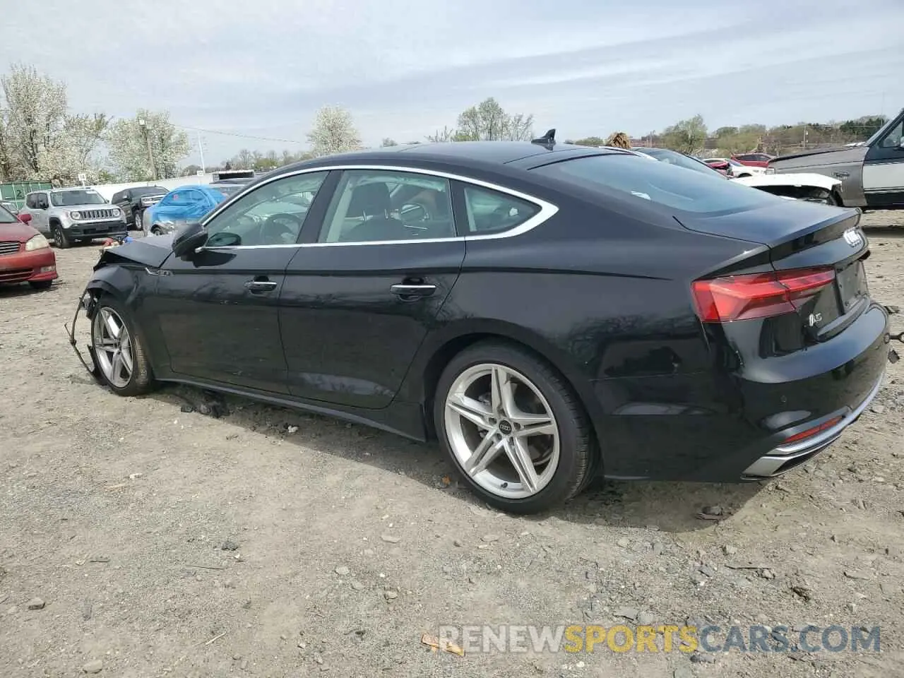 2 Photograph of a damaged car WAUCBCF57MA055196 AUDI A5 2021