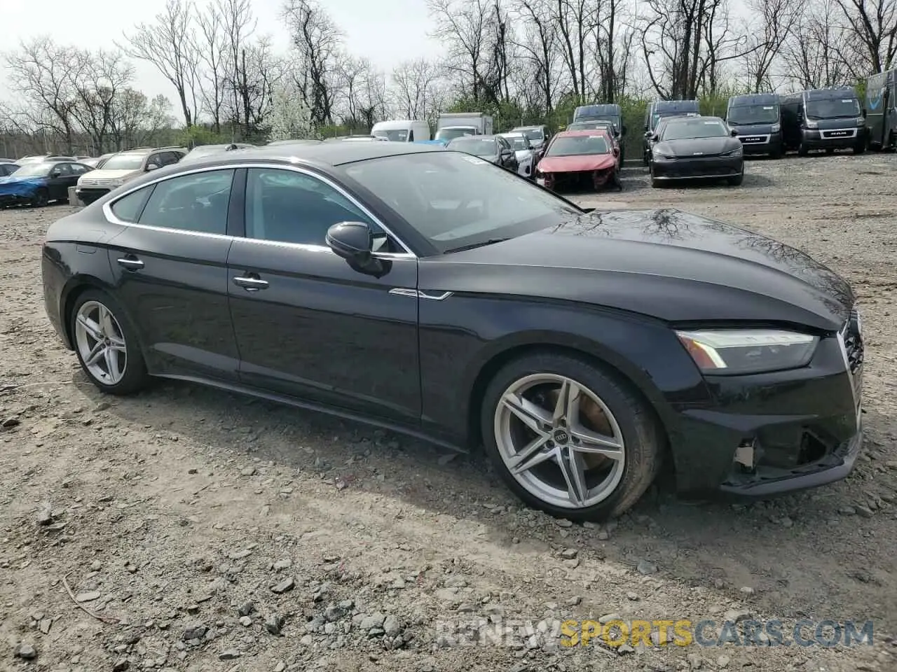 4 Photograph of a damaged car WAUCBCF57MA055196 AUDI A5 2021