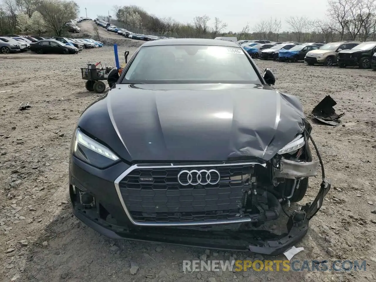 5 Photograph of a damaged car WAUCBCF57MA055196 AUDI A5 2021